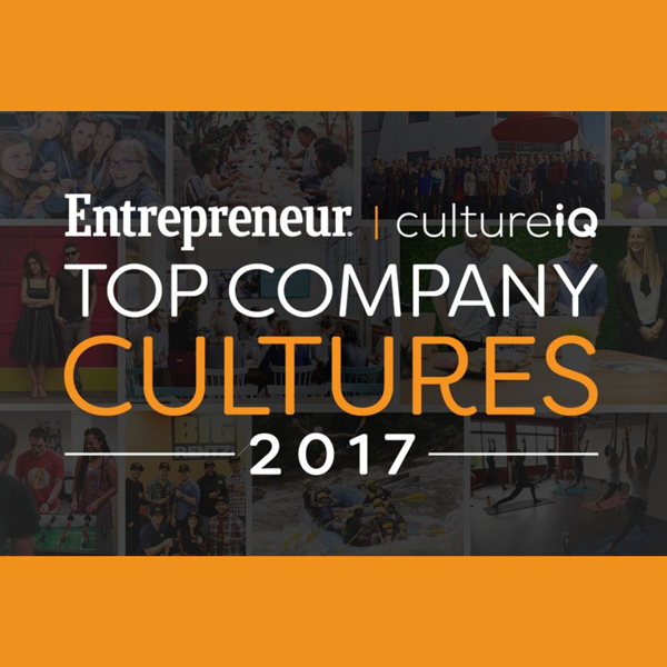 Entrepreneur Top Company Cultures 2017